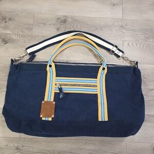 Victoria's Secret Love Pink 86 Huge Denim Shoulder Duffle Weekender Travel Bag